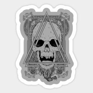 The Uncle skull Sticker